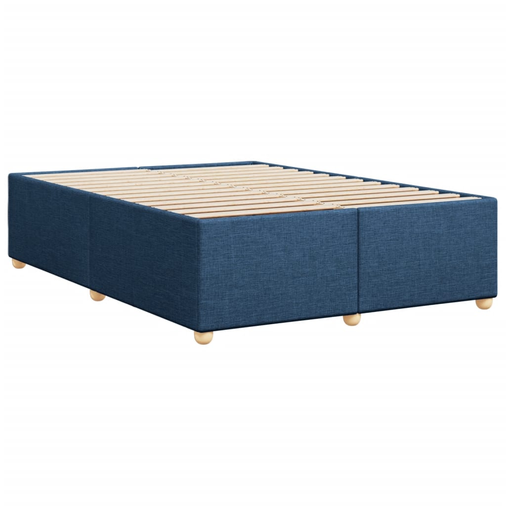 Bedframe zonder matras stof blauw 160x200 cm is nu te koop bij PeponiXL, paradijselijk wonen!