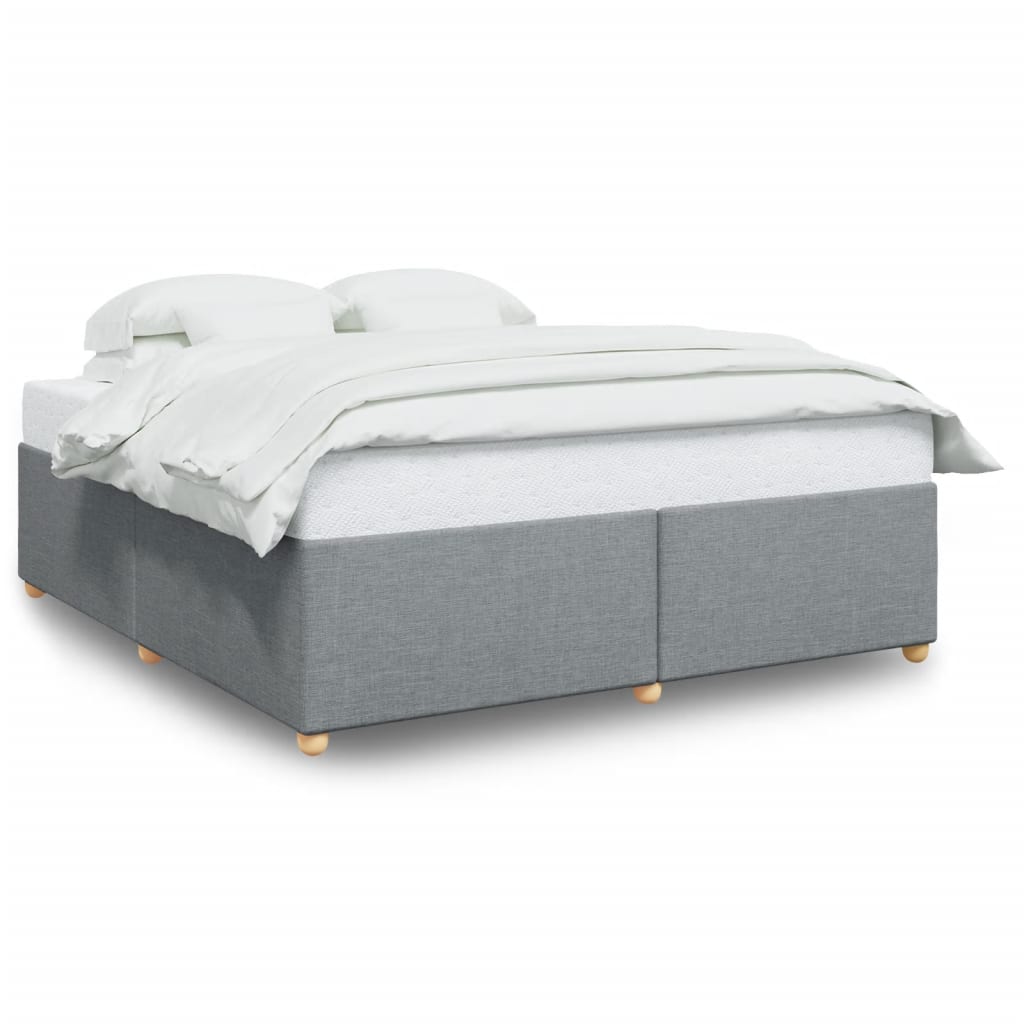 Bedframe zonder matras stof lichtgrijs 180x200 cm is nu te koop bij PeponiXL, paradijselijk wonen!