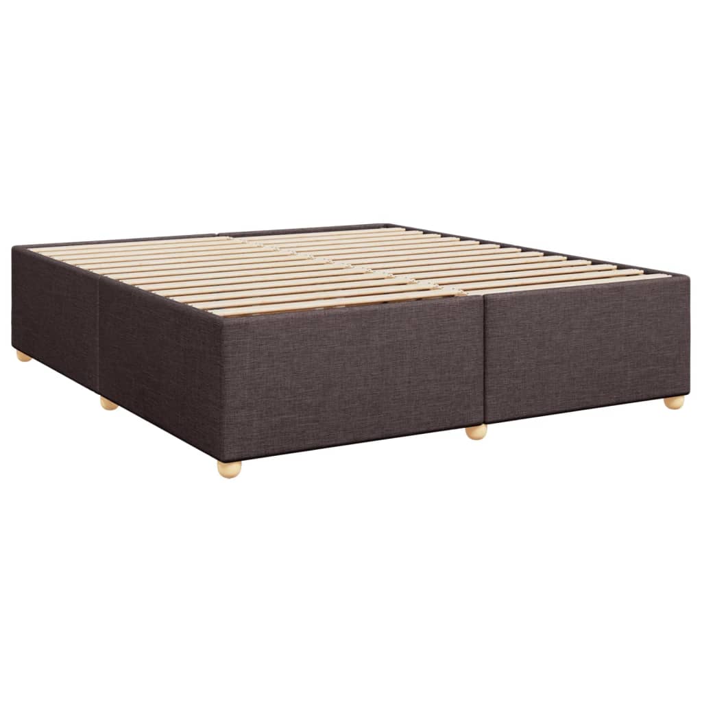 Bedframe zonder matras stof donkerbruin 180x200 cm is nu te koop bij PeponiXL, paradijselijk wonen!