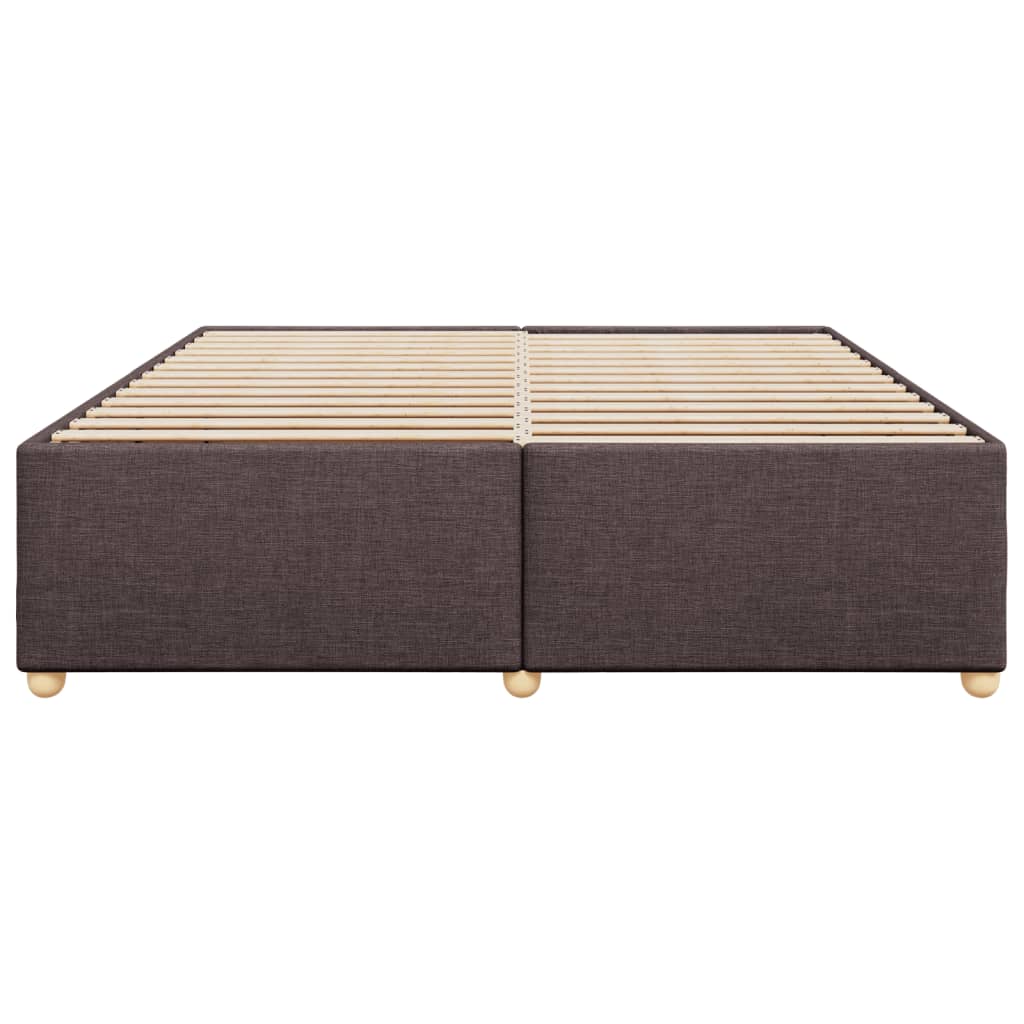 Bedframe zonder matras stof donkerbruin 180x200 cm is nu te koop bij PeponiXL, paradijselijk wonen!