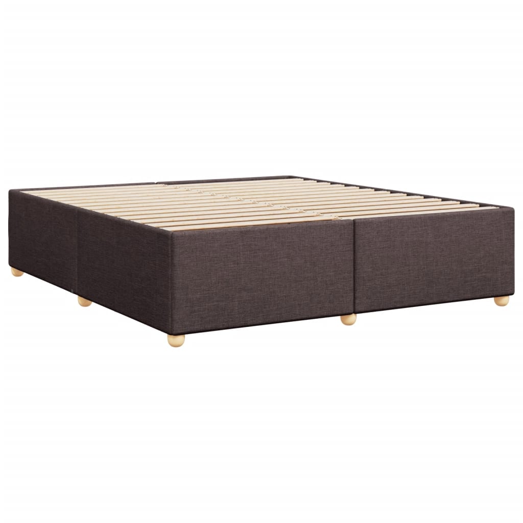 Bedframe zonder matras stof donkerbruin 180x200 cm is nu te koop bij PeponiXL, paradijselijk wonen!