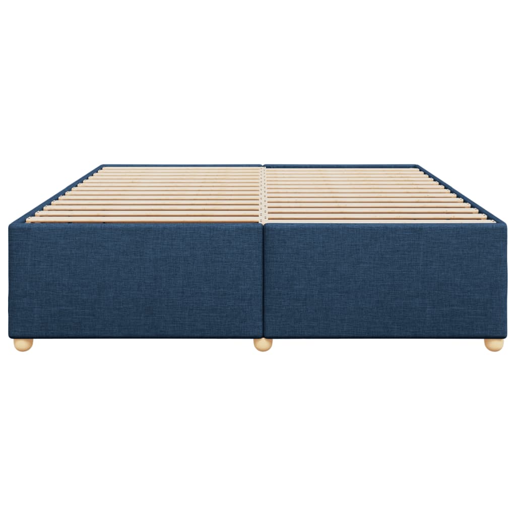 Bedframe zonder matras stof blauw 180x200 cm is nu te koop bij PeponiXL, paradijselijk wonen!