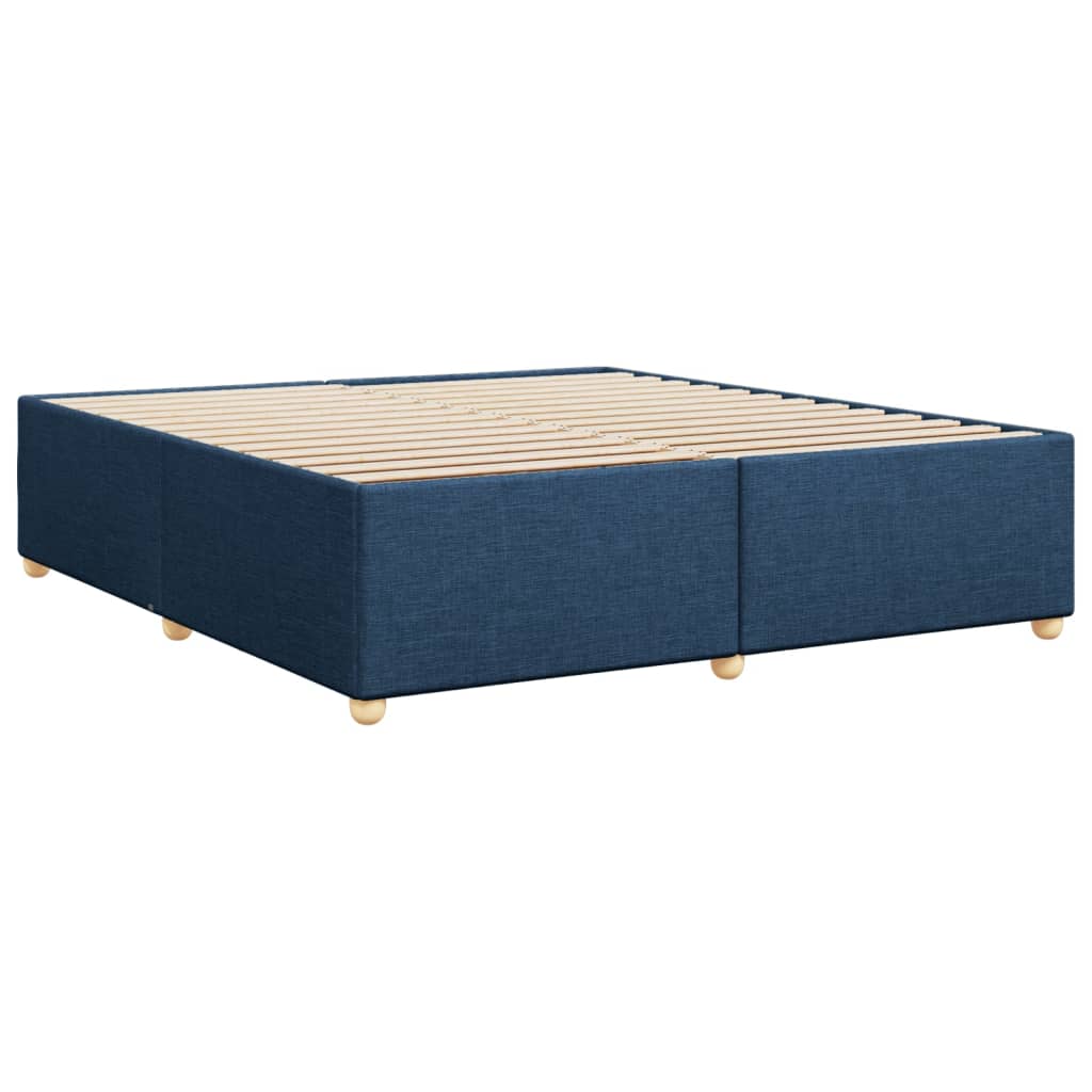 Bedframe zonder matras stof blauw 180x200 cm is nu te koop bij PeponiXL, paradijselijk wonen!