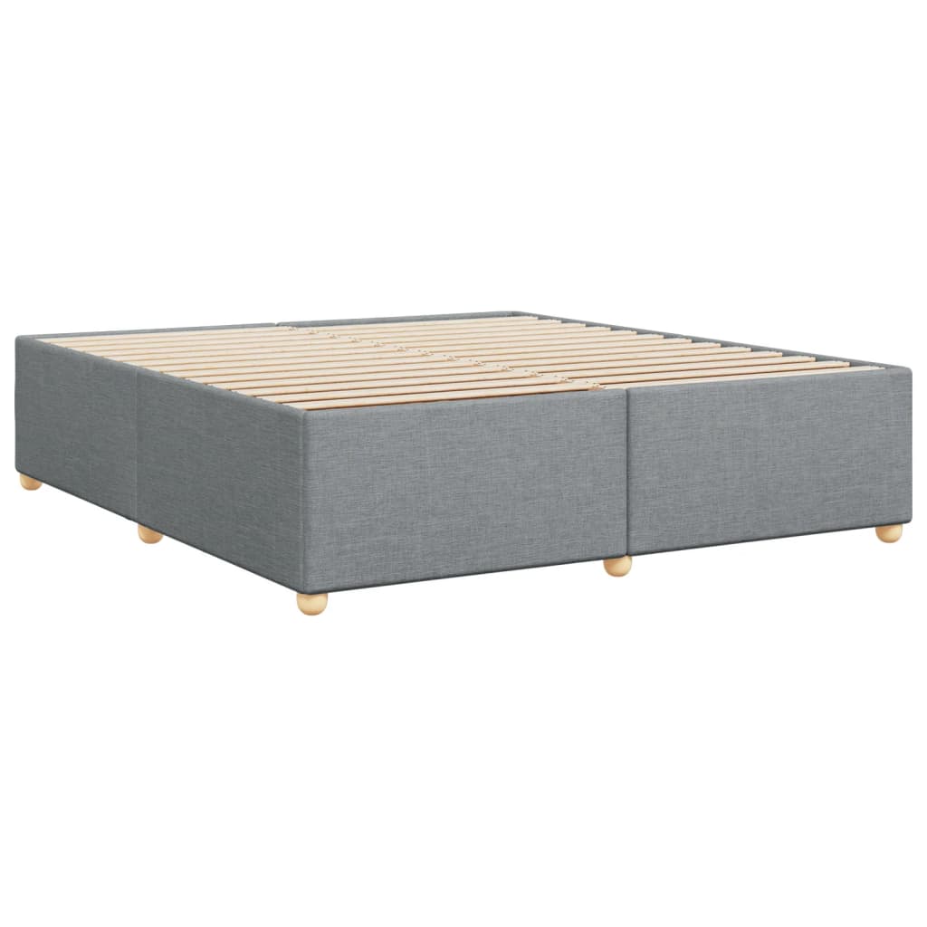Bedframe zonder matras stof lichtgrijs 200x200 cm is nu te koop bij PeponiXL, paradijselijk wonen!