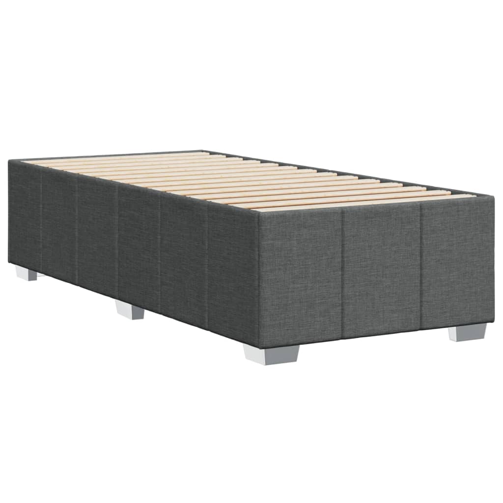 Bedframe zonder matras 80x200 cm stof donkergrijs is nu te koop bij PeponiXL, paradijselijk wonen!