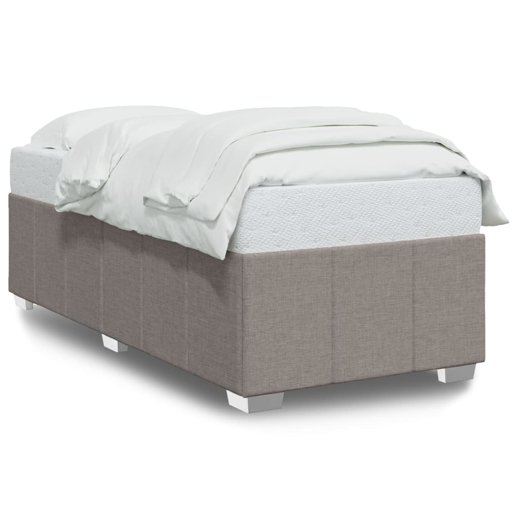 Bedframe zonder matras 80x200 cm stof taupe is nu te koop bij PeponiXL, paradijselijk wonen!