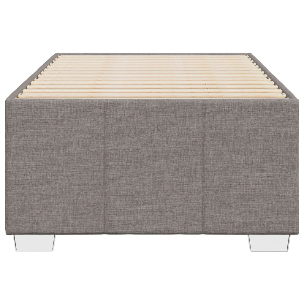 Bedframe zonder matras 80x200 cm stof taupe is nu te koop bij PeponiXL, paradijselijk wonen!