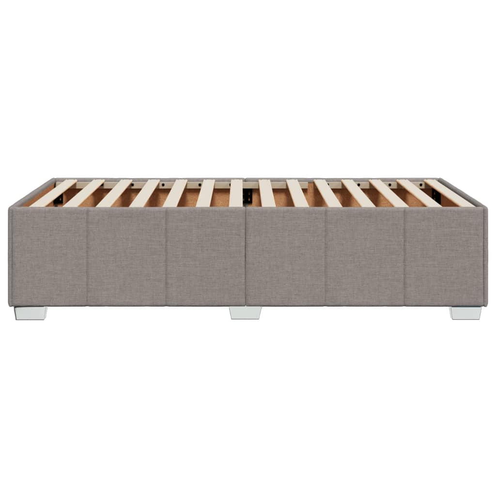 Bedframe zonder matras 80x200 cm stof taupe is nu te koop bij PeponiXL, paradijselijk wonen!