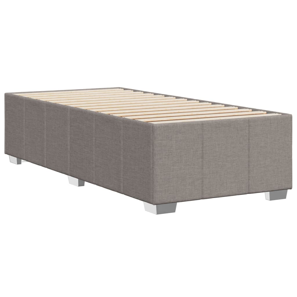 Bedframe zonder matras 80x200 cm stof taupe is nu te koop bij PeponiXL, paradijselijk wonen!