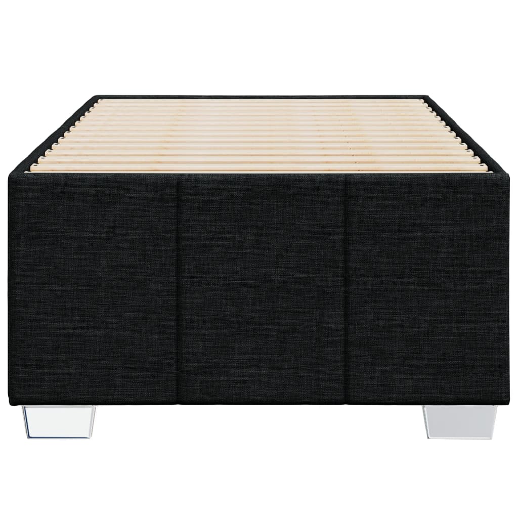 Bedframe zonder matras 90x190 cm stof zwart is nu te koop bij PeponiXL, paradijselijk wonen!