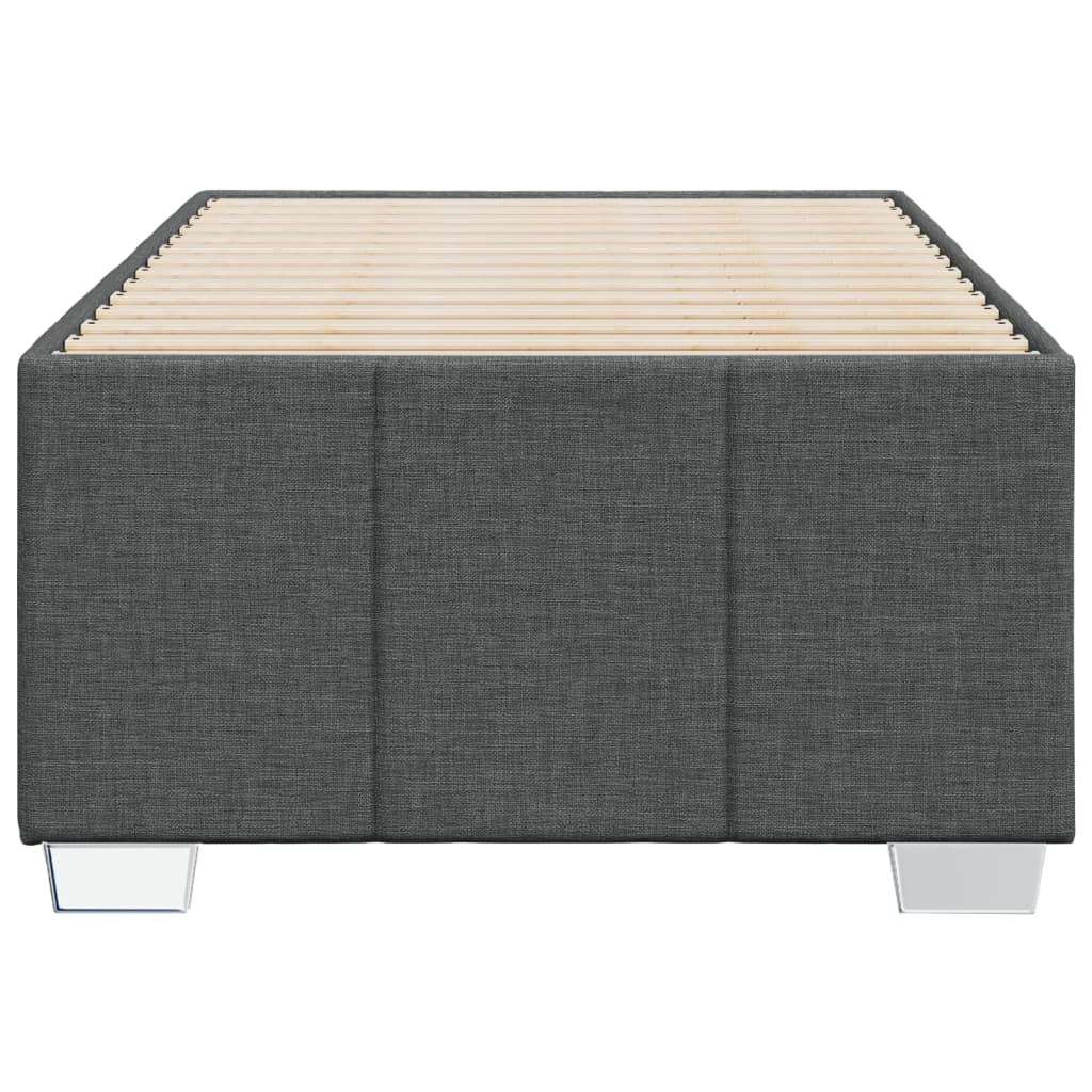 Bedframe zonder matras 90x200 cm stof donkergrijs is nu te koop bij PeponiXL, paradijselijk wonen!
