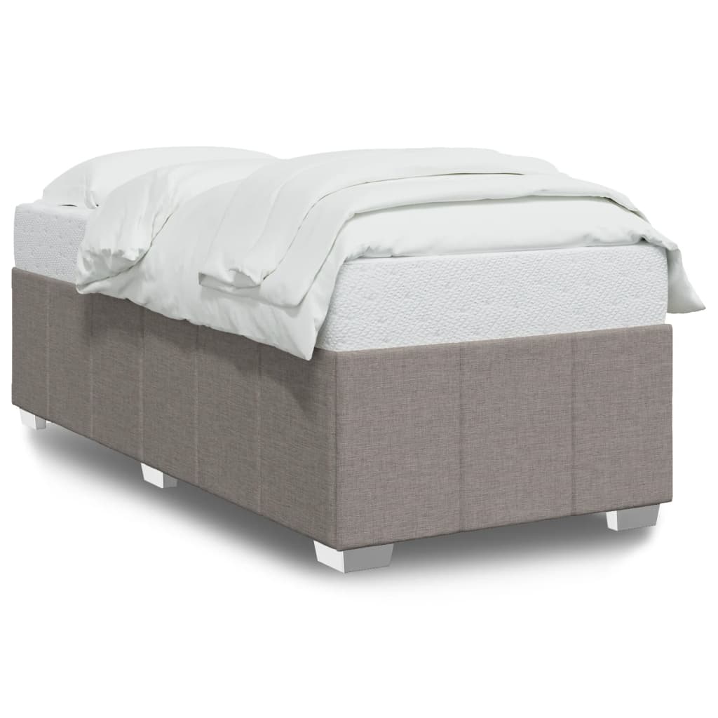 Bedframe zonder matras 90x200 cm stof taupe is nu te koop bij PeponiXL, paradijselijk wonen!
