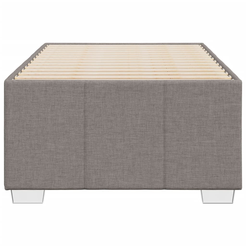 Bedframe zonder matras 90x200 cm stof taupe is nu te koop bij PeponiXL, paradijselijk wonen!