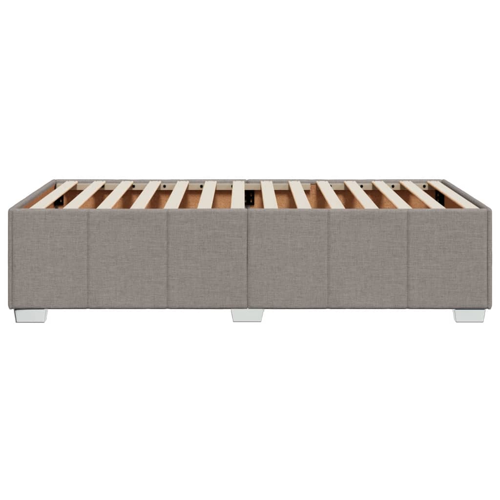 Bedframe zonder matras 90x200 cm stof taupe is nu te koop bij PeponiXL, paradijselijk wonen!