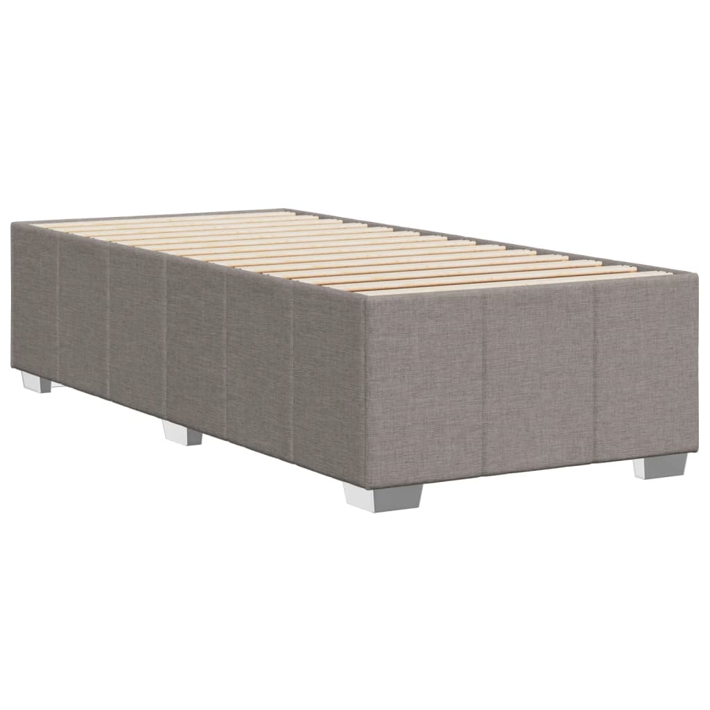 Bedframe zonder matras 90x200 cm stof taupe is nu te koop bij PeponiXL, paradijselijk wonen!