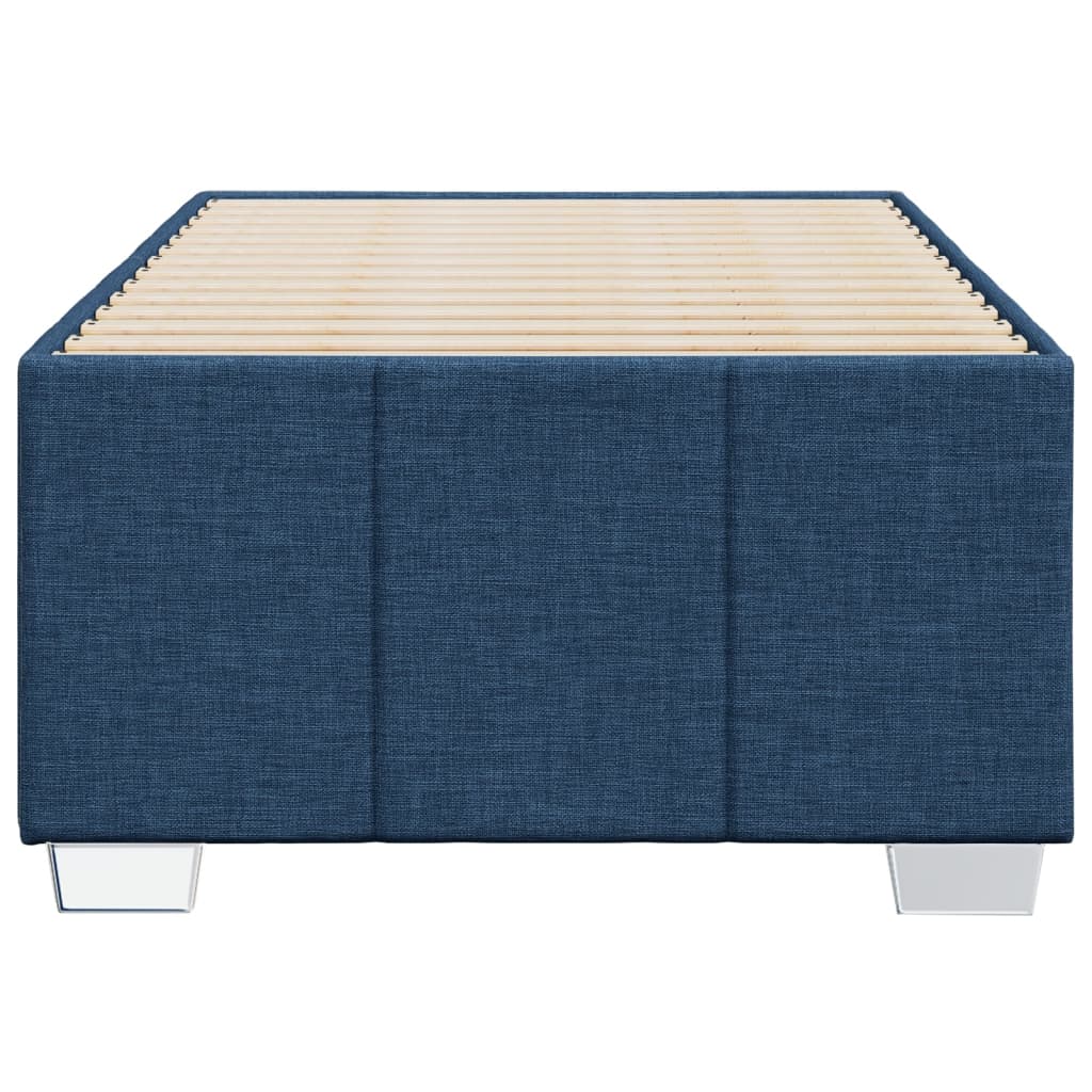 Bedframe zonder matras 90x200 cm stof blauw is nu te koop bij PeponiXL, paradijselijk wonen!