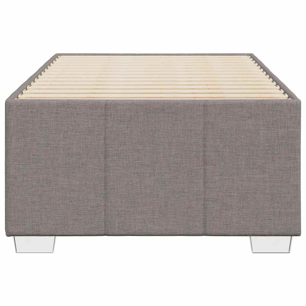 Bedframe zonder matras 100x200 cm stof taupe is nu te koop bij PeponiXL, paradijselijk wonen!