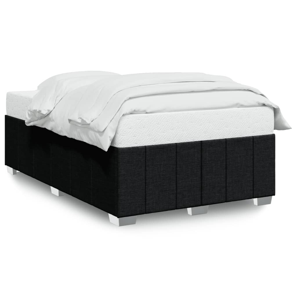 Bedframe zonder matras 120x190 cm stof zwart is nu te koop bij PeponiXL, paradijselijk wonen!