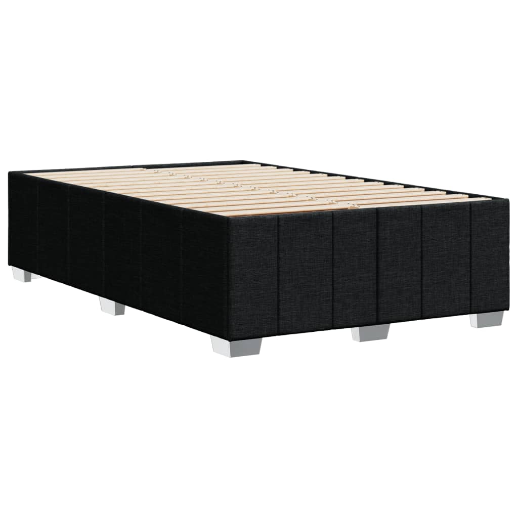 Bedframe zonder matras 120x190 cm stof zwart is nu te koop bij PeponiXL, paradijselijk wonen!