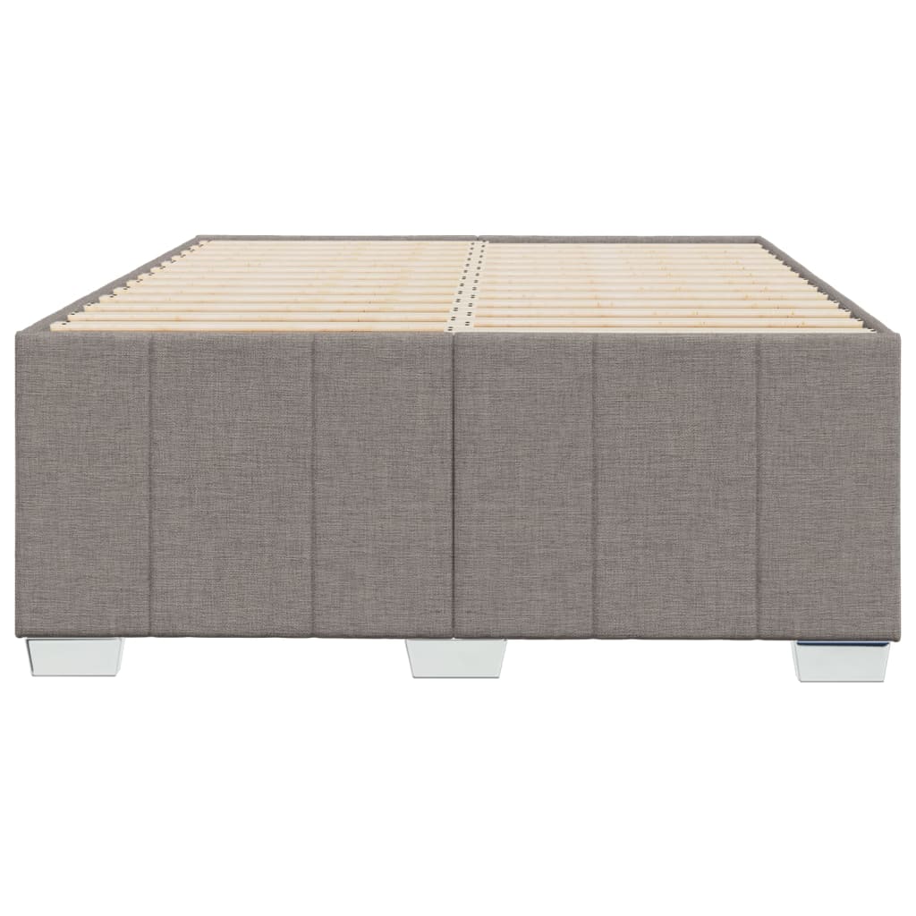 Bedframe zonder matras 120x190 cm stof taupe is nu te koop bij PeponiXL, paradijselijk wonen!