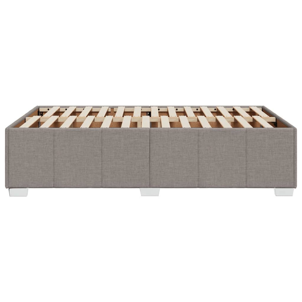 Bedframe zonder matras 120x190 cm stof taupe is nu te koop bij PeponiXL, paradijselijk wonen!
