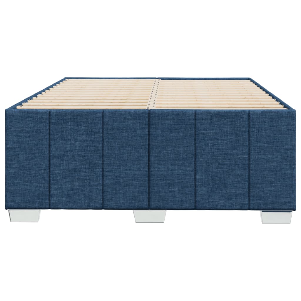 Bedframe zonder matras 120x190 cm stof blauw is nu te koop bij PeponiXL, paradijselijk wonen!
