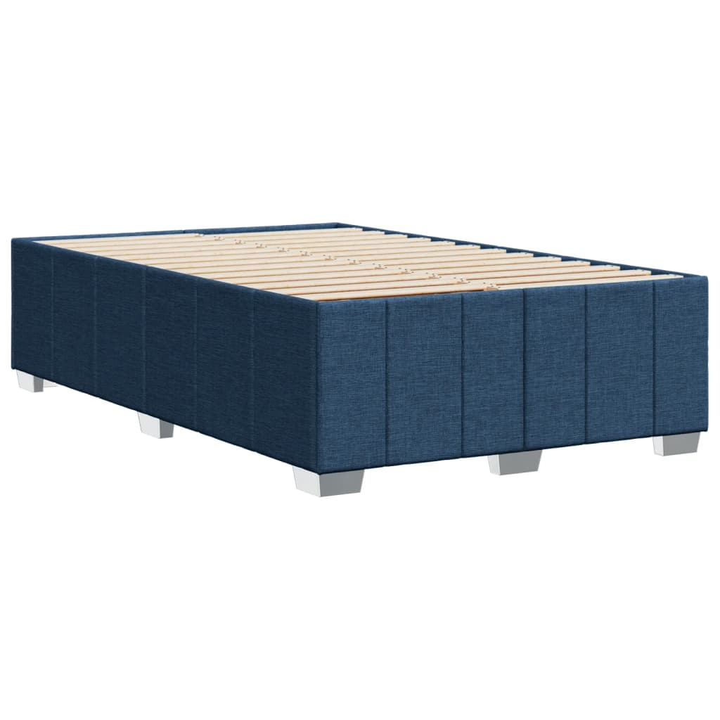 Bedframe zonder matras 120x190 cm stof blauw is nu te koop bij PeponiXL, paradijselijk wonen!