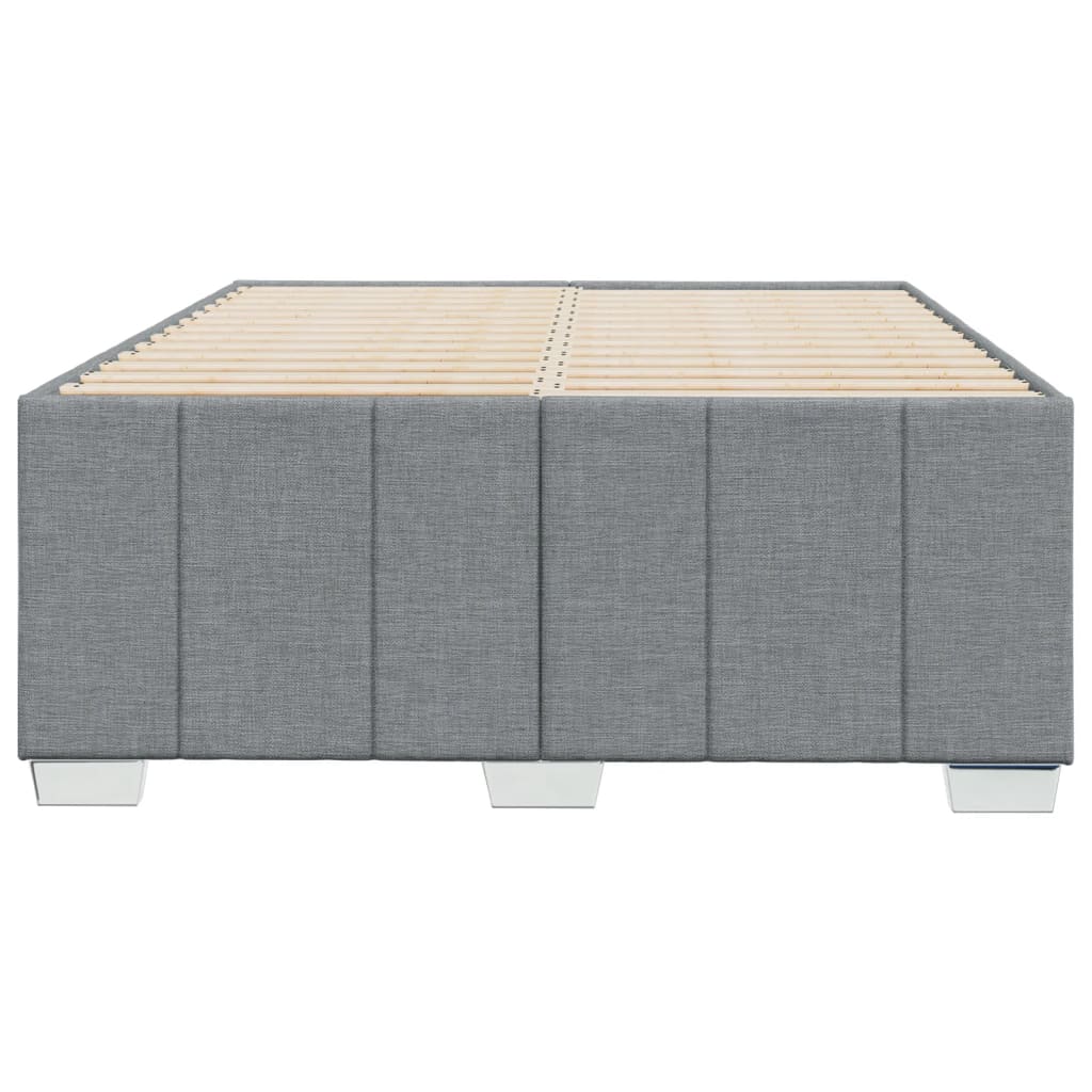 Bedframe zonder matras 120x200 cm stof lichtgrijs is nu te koop bij PeponiXL, paradijselijk wonen!