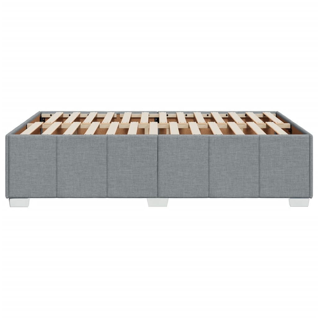 Bedframe zonder matras 120x200 cm stof lichtgrijs is nu te koop bij PeponiXL, paradijselijk wonen!