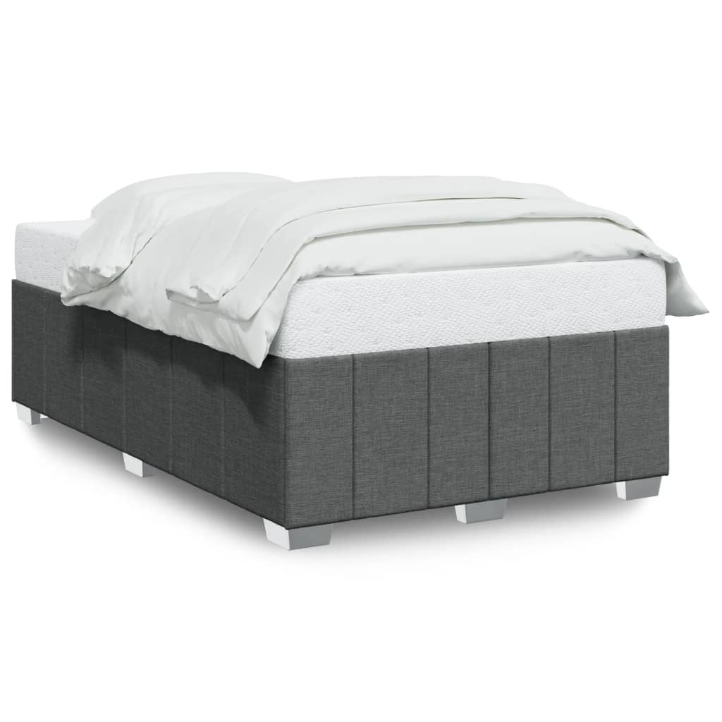 Bedframe zonder matras 120x200 cm stof donkergrijs is nu te koop bij PeponiXL, paradijselijk wonen!