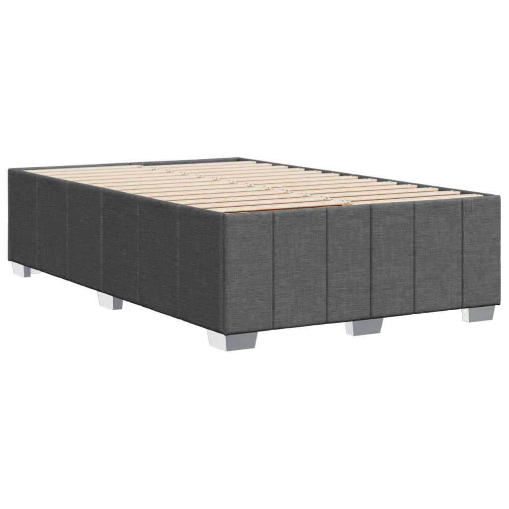 Bedframe zonder matras 120x200 cm stof donkergrijs is nu te koop bij PeponiXL, paradijselijk wonen!