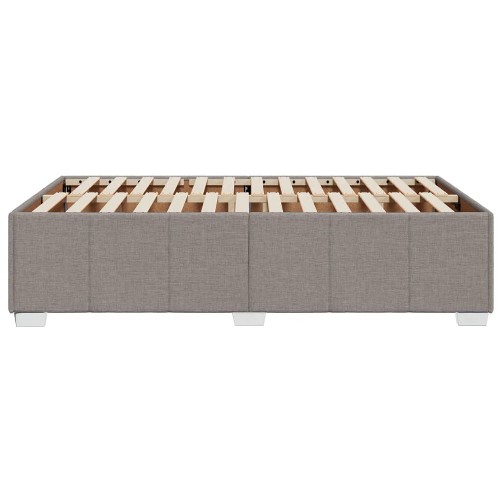 Bedframe zonder matras 120x200 cm stof taupe is nu te koop bij PeponiXL, paradijselijk wonen!