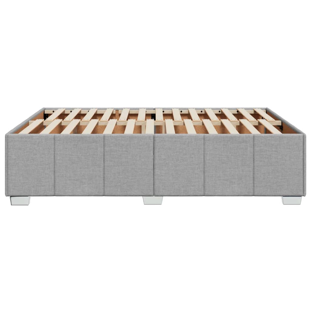 Bedframe zonder matras stof lichtgrijs 160x200 cm is nu te koop bij PeponiXL, paradijselijk wonen!