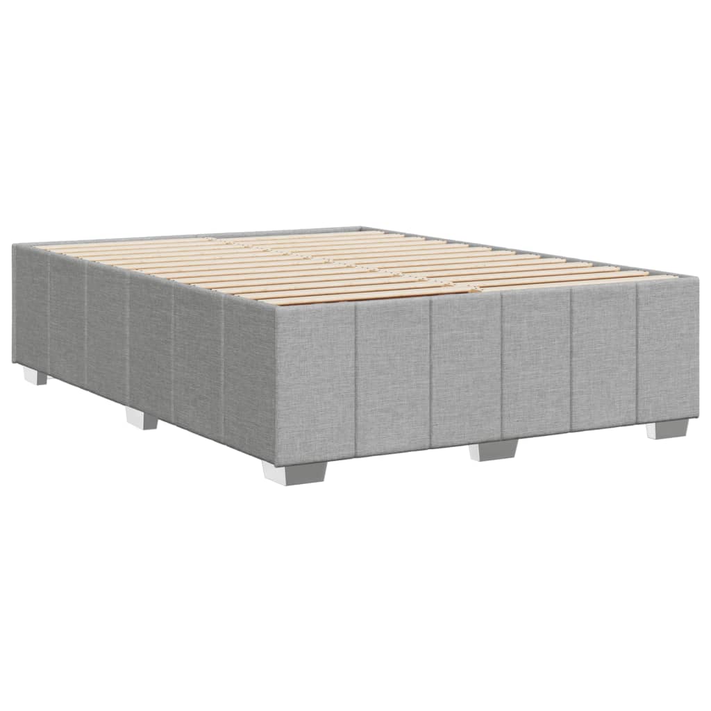 Bedframe zonder matras stof lichtgrijs 160x200 cm is nu te koop bij PeponiXL, paradijselijk wonen!
