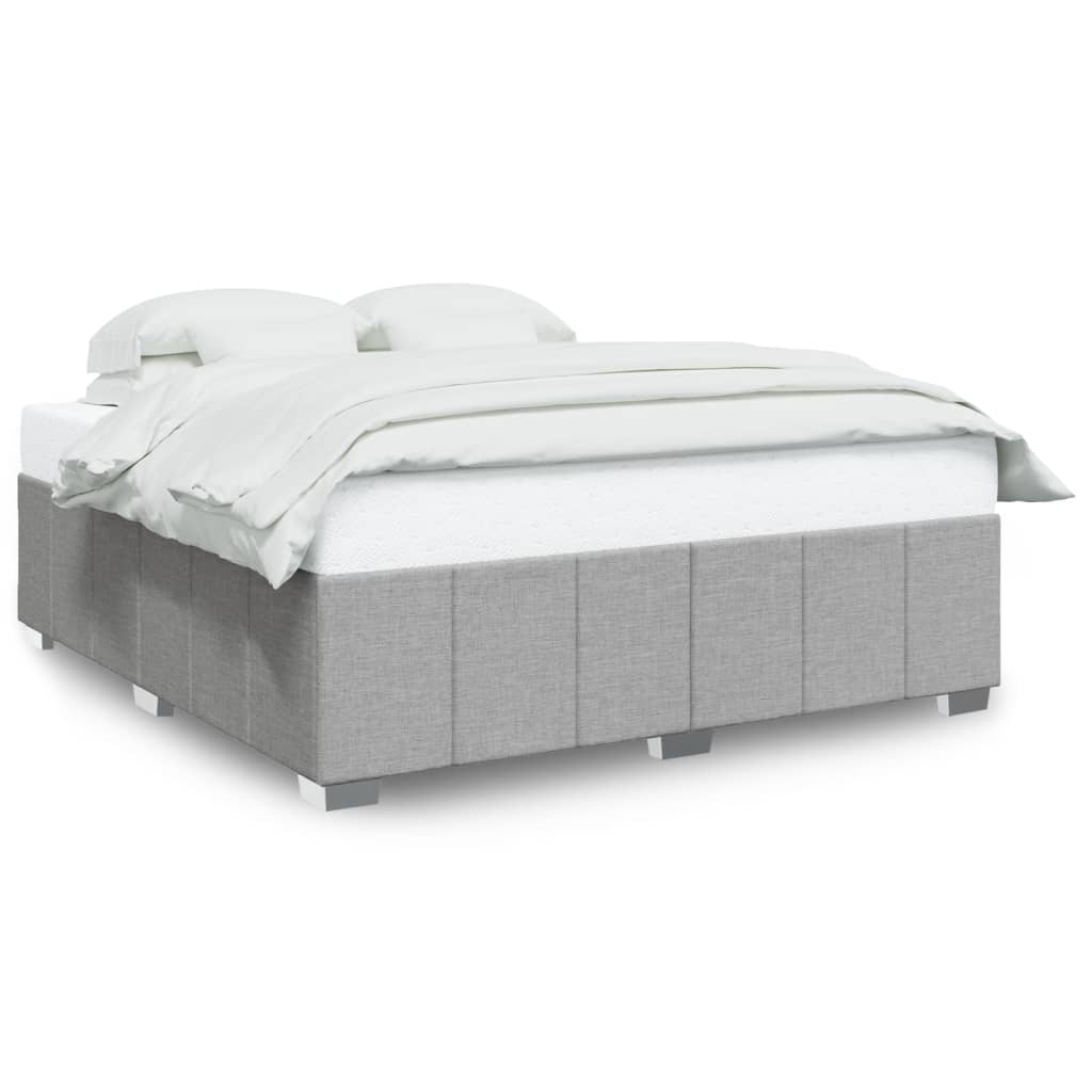Bedframe zonder matras stof lichtgrijs 180x200 cm is nu te koop bij PeponiXL, paradijselijk wonen!