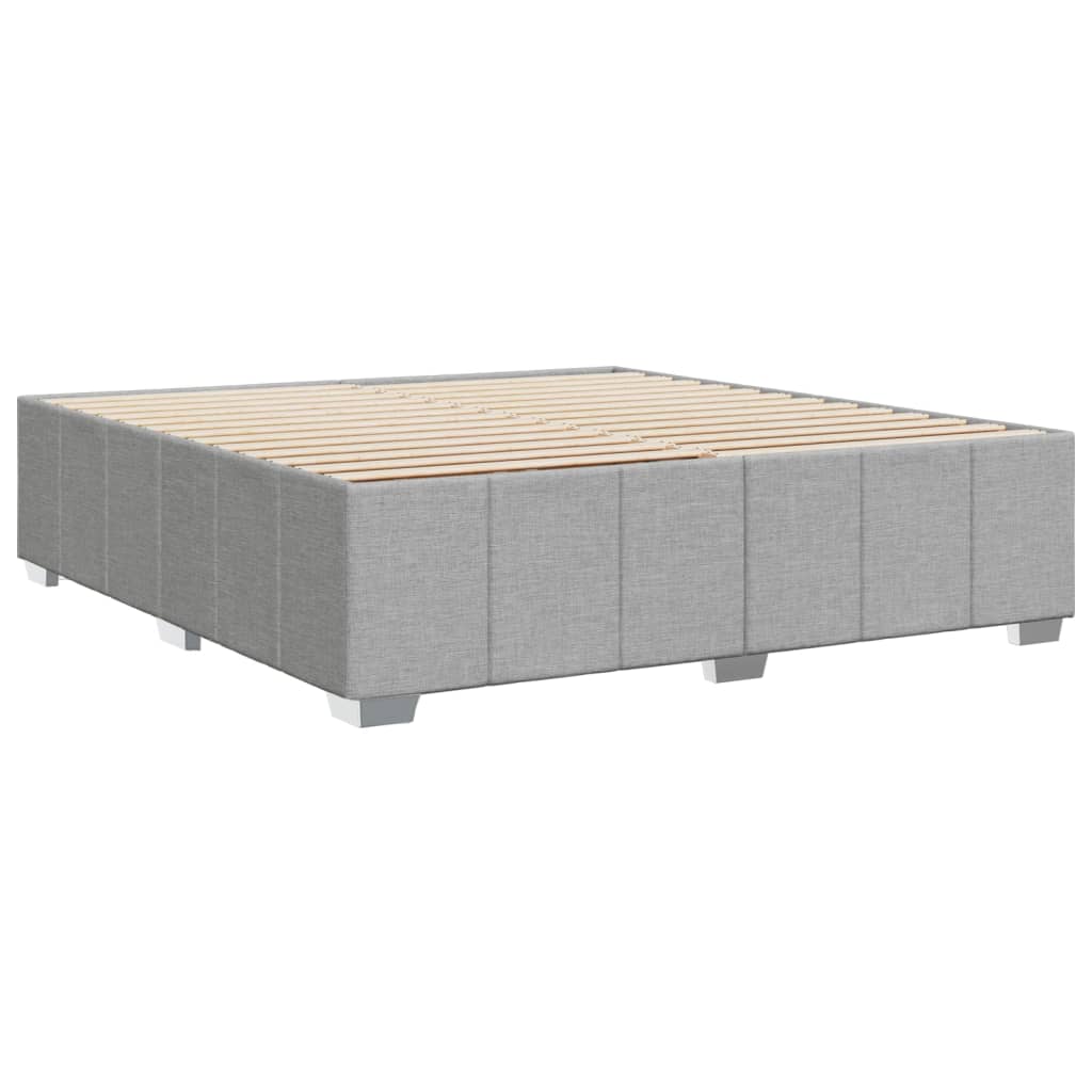 Bedframe zonder matras stof lichtgrijs 180x200 cm is nu te koop bij PeponiXL, paradijselijk wonen!