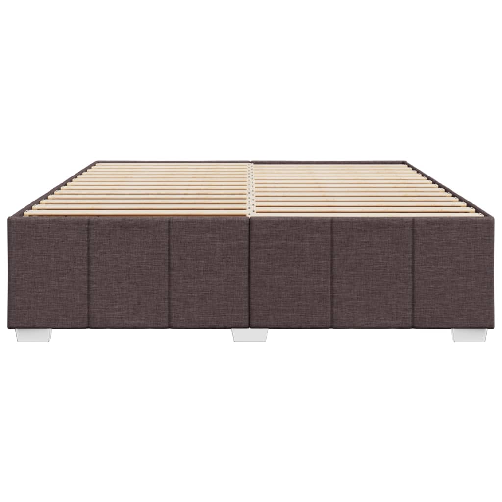 Bedframe zonder matras stof donkerbruin 180x200 cm is nu te koop bij PeponiXL, paradijselijk wonen!