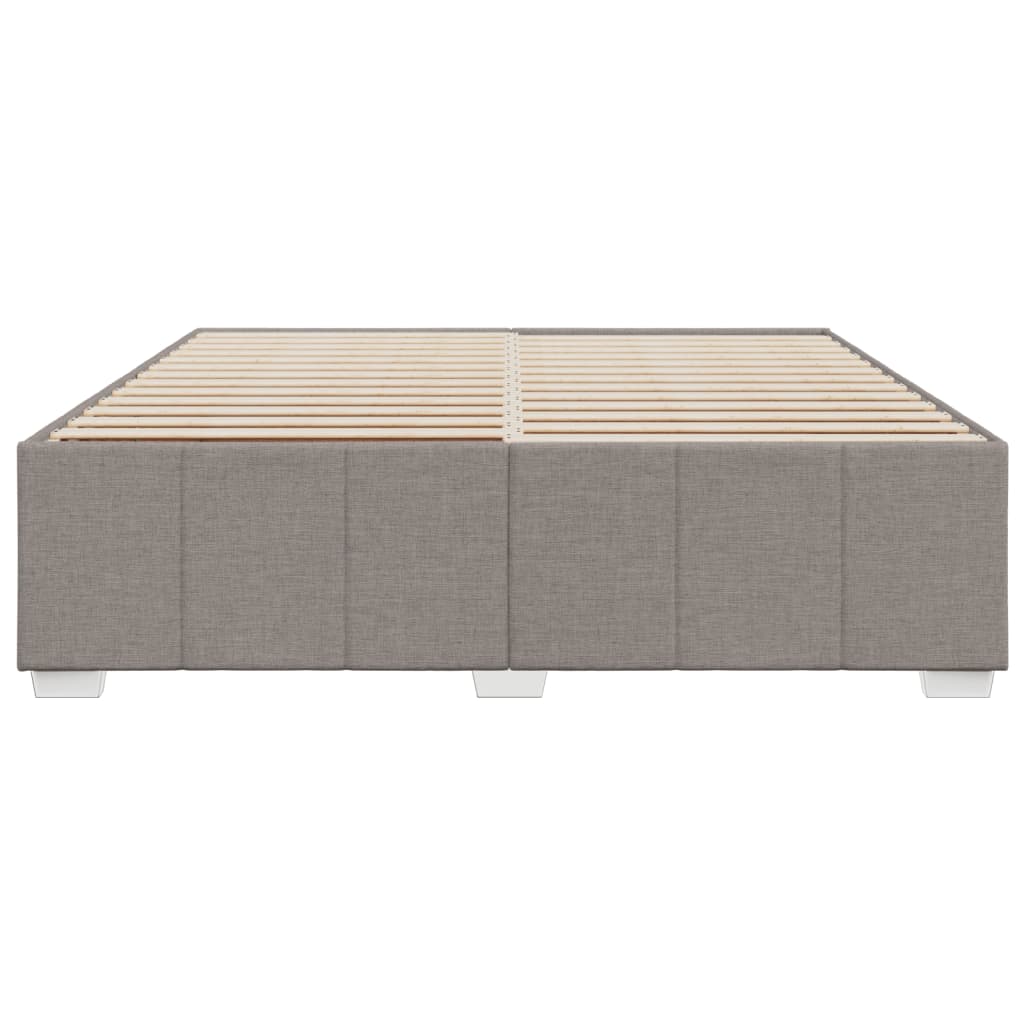 Bedframe zonder matras stof taupe 180x200 cm is nu te koop bij PeponiXL, paradijselijk wonen!
