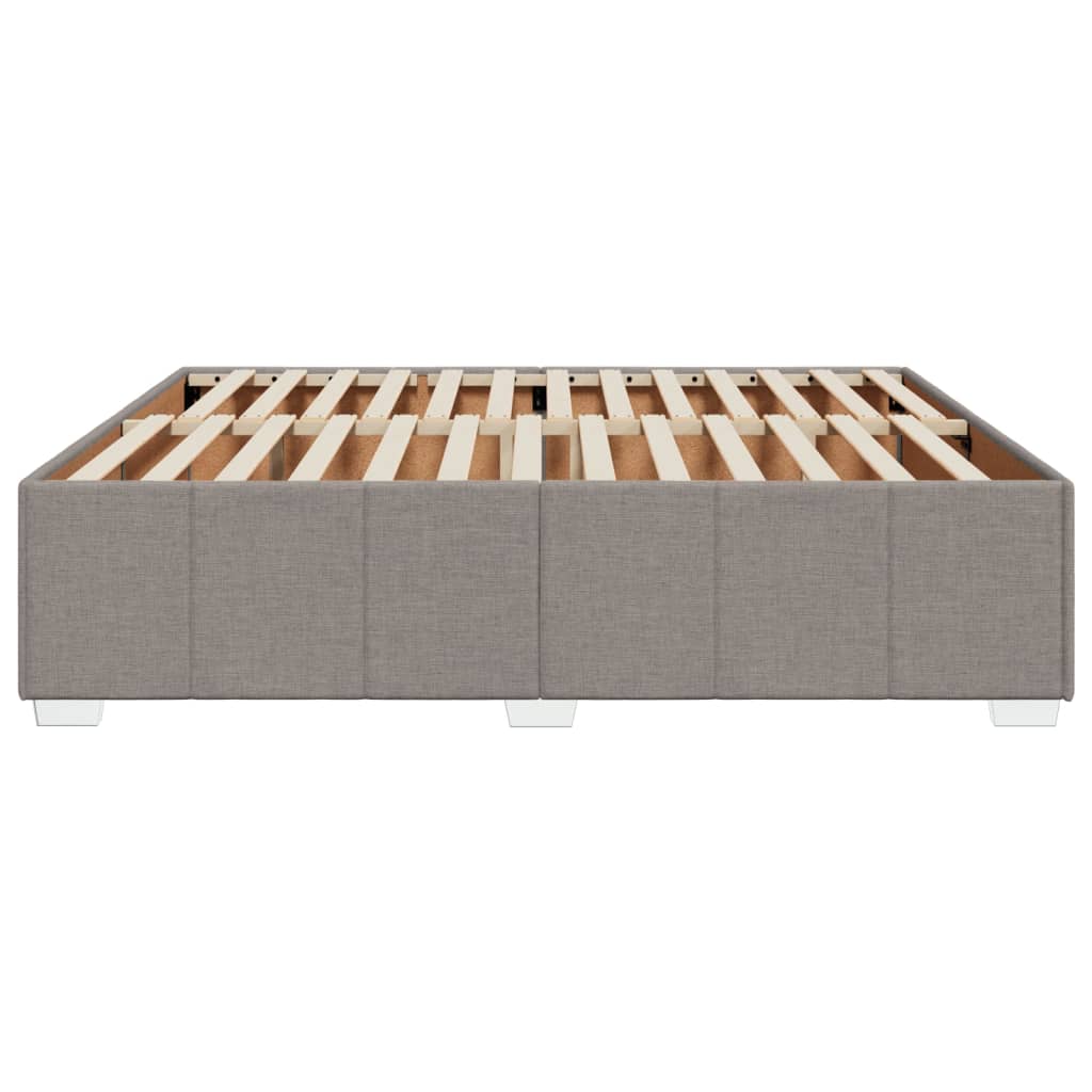 Bedframe zonder matras stof taupe 180x200 cm is nu te koop bij PeponiXL, paradijselijk wonen!