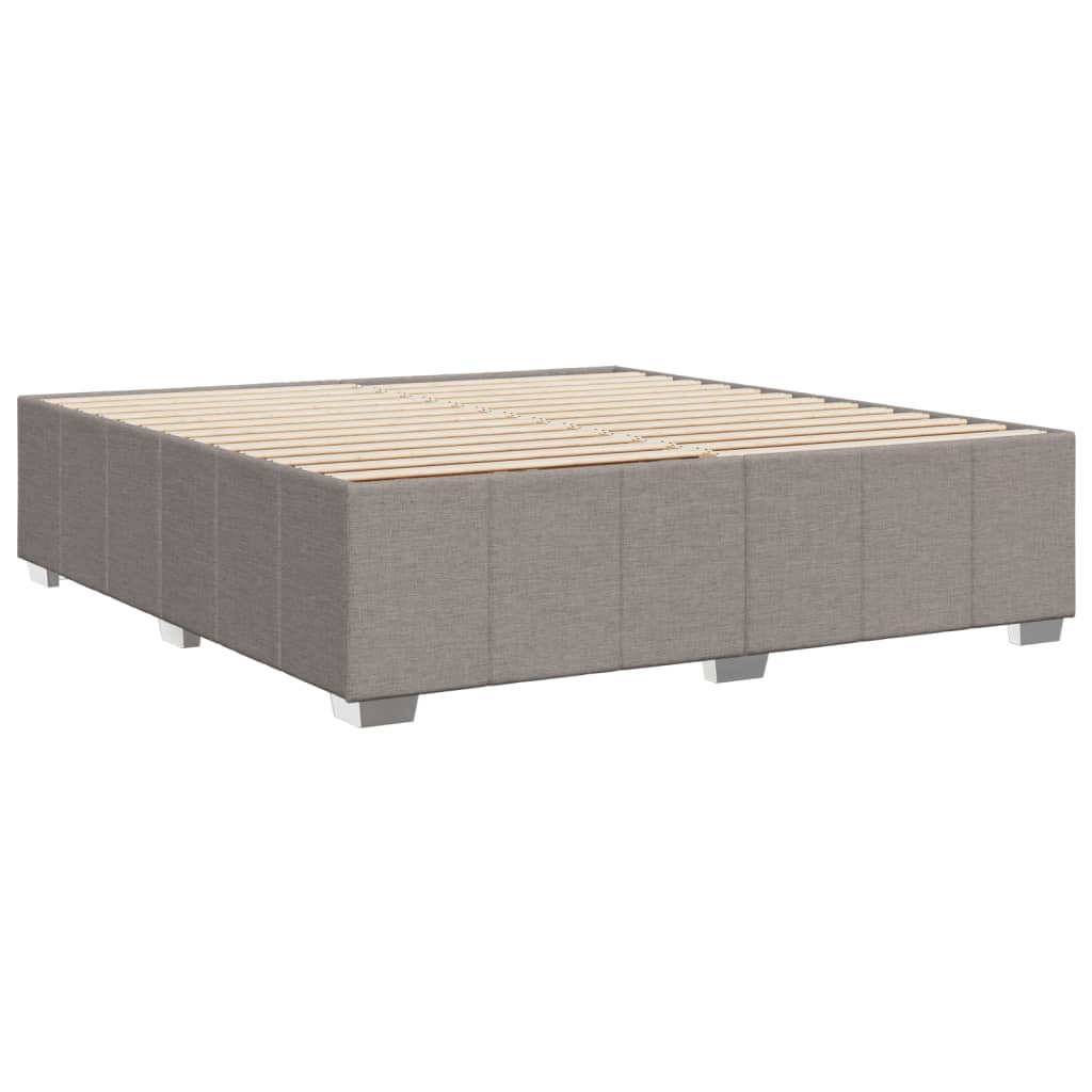 Bedframe zonder matras stof taupe 180x200 cm is nu te koop bij PeponiXL, paradijselijk wonen!