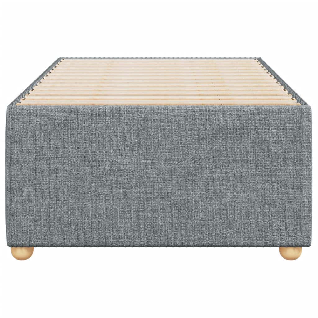 Bedframe zonder matras 80x200 cm stof lichtgrijs is nu te koop bij PeponiXL, paradijselijk wonen!