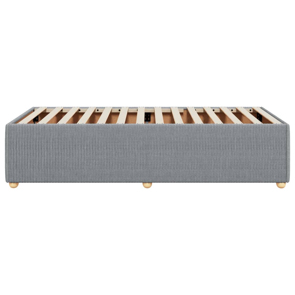 Bedframe zonder matras 80x200 cm stof lichtgrijs is nu te koop bij PeponiXL, paradijselijk wonen!