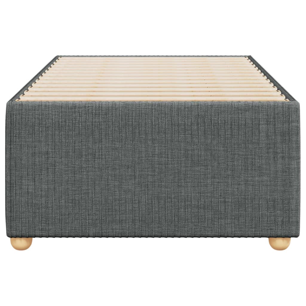 Bedframe zonder matras 80x200 cm stof donkergrijs is nu te koop bij PeponiXL, paradijselijk wonen!