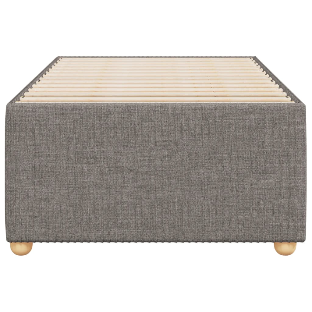 Bedframe zonder matras 80x200 cm stof taupe is nu te koop bij PeponiXL, paradijselijk wonen!