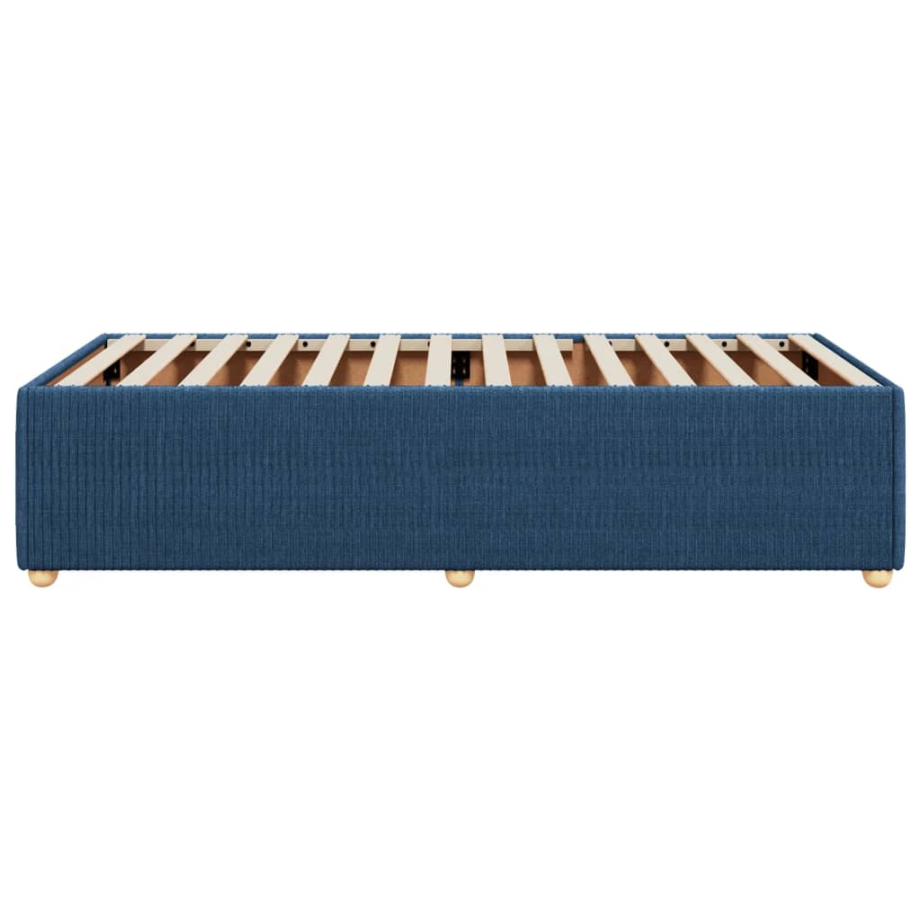 Bedframe zonder matras 80x200 cm stof blauw is nu te koop bij PeponiXL, paradijselijk wonen!