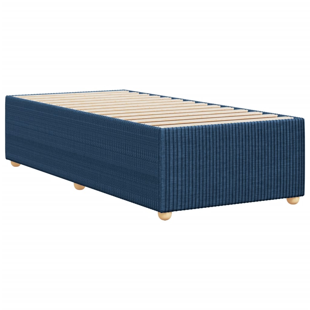 Bedframe zonder matras 80x200 cm stof blauw is nu te koop bij PeponiXL, paradijselijk wonen!