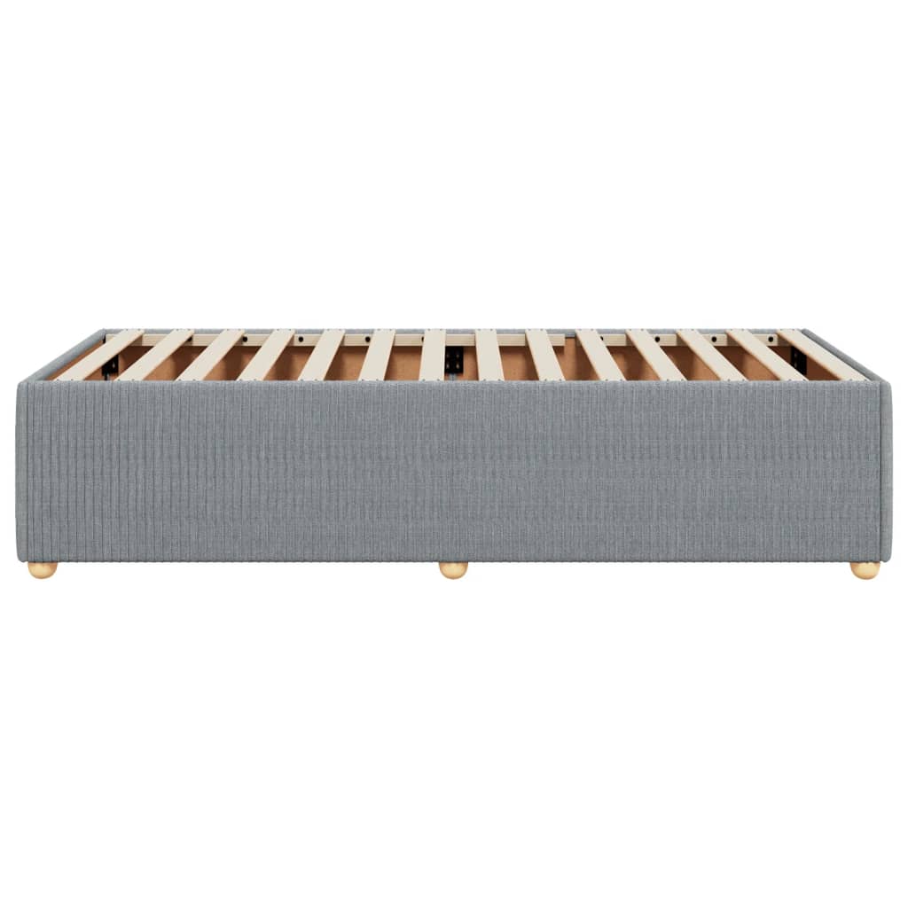 Bedframe zonder matras 90x190 cm stof lichtgrijs is nu te koop bij PeponiXL, paradijselijk wonen!
