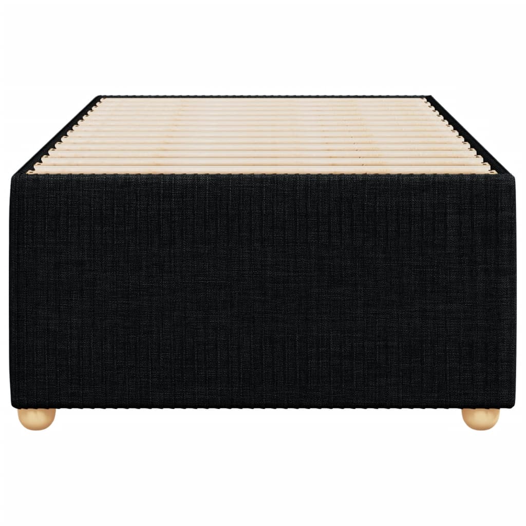 Bedframe zonder matras 90x190 cm stof zwart is nu te koop bij PeponiXL, paradijselijk wonen!