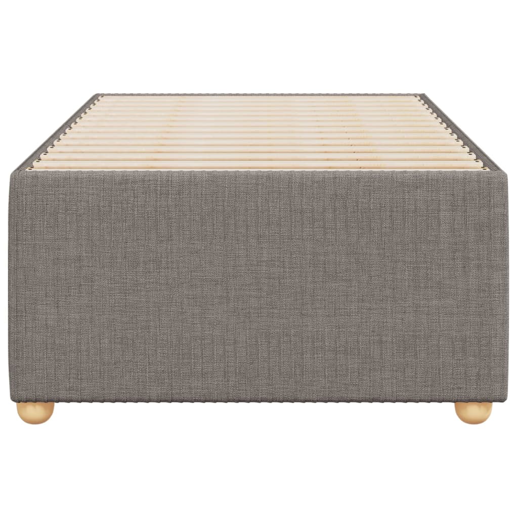 Bedframe zonder matras 90x190 cm stof taupe is nu te koop bij PeponiXL, paradijselijk wonen!