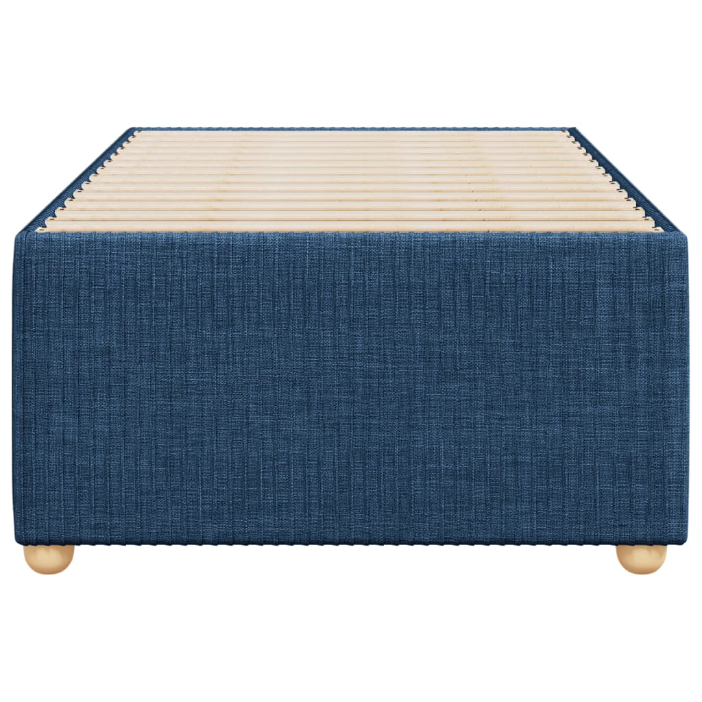 Bedframe zonder matras 90x190 cm stof blauw is nu te koop bij PeponiXL, paradijselijk wonen!